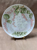 1980 Handpainted Floral Plate - E. Skelly
