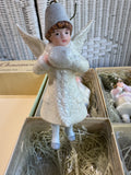 8-Piece Costco Angel Porcelain Ornament Victorian Set with Boxes