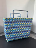 Woven PVC Large Tote Bag