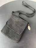 Black Talbots Crochet Crossbody Bag