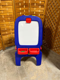 Crayola Double Sided Easel with Dry Erase Board and Chalk Board