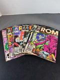 (B) Lot of 10 Marvel ROM Vintage Comics