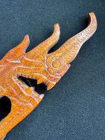 Chinese Vintage Hand Carved Wooden 2-String Erhu