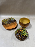 Acorn Covered Dish With Acorn Candy Plate