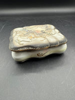 Asian Style Trinket Dish With Dragon On Lid