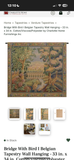 Charlotte Home Furnishings Bridge with Bird Belgian Tapestry Wall Hanging with Rod