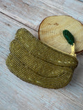 Beaded Banana Bunch Vintage Coin Purse