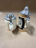 (F) Lot Of 2 Mini Beer Steins
