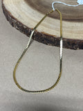 14K Gold Plate Choker (B) TWO AVAILABLE PRICED INDIVIDUALLY $35EA