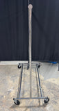 Collapsable Rolling Metal Clothing Rack