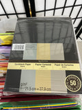 Bin of Crafting Paper/Card Stock (B) 20+ Packs of Paper