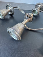 Pair of Alvin Sterling Silver Weighted 2-Arm Candelabra Extenders