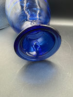 Large Blue Pointed Vase