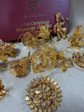 The Danbury Mint Gold Christmas Collection In Box - 2004 (C)