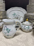 87-Piece Mitterteich Bavarian Green Ming Floral China Set