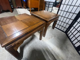 Ethan Allen Square End Tables, (2)