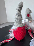 Pair of Plush Heart Gnomes with Dangly Legs
