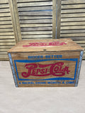 Wooden Pepsi Cola Bottle Cap Checkers Crate