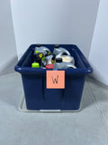 Cleaning Lot W,  Mostly pet items; Most bottles at least half full