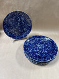 Bennington Pottery Blue Agate Plates #1629 - Set Of 5 (G) // 2 Sets Available // PRICED INDIVIDUALLY