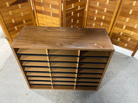 Particle Board Mail Sorter/Shelves