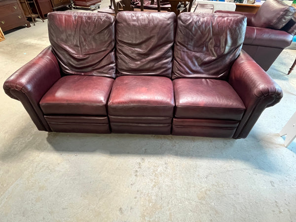 Ethan Allen Leather Reclining Sofa***HEAVY ITEM***