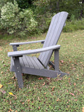 Grey Weather Resident Poly Board Adirondack Chair (4 Available - Priced Individually at $150 Each)