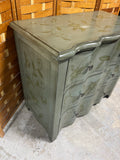 Green Dresser with Stencil Design