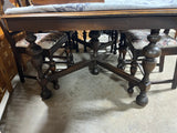 Dining Table, 1 Leaf, 6 Chairs***HEAVY ITEM***READ DETAILS ON PICK UP POLICY***