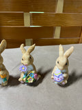 Bunny/Easter Figurine Lot, 6 pc