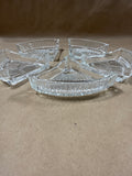 Clear Glass 5 Piece Dish