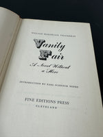 Vanity Fair by William Makepeace Thackeray 1953 Vintage Fine Editions Press Hardcover Books