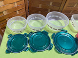 Lock & Lock Christmas Themed Plastic Food Storage Containers, 6 pc