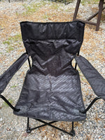 Pair of Black Folding Lawn Chairs w/Carry Bags