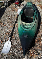 Perception Sound 9.5FT Single Person Kayak with Paddle Oar