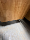 Pressed Wood Cube Shelf, Cardboard Backing***HEAVY ITEM***READ DETAILS ON PICK UP POLICY***