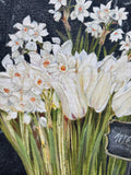 Narcissi  on Canvas by Kathryn White; Signed (No.4)