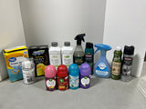 Cleaning Lot S, Most bottles at least half full