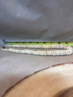 Carved Disc Beaded Necklace