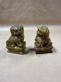 Soapstone Foo Dog - Pair