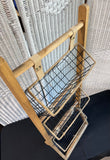 Farmhouse Style 3-Tier Hanging Basket Standing Organizer