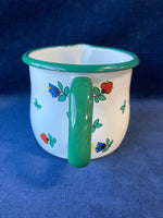 Riess Enamelware Country Floral Small Pitcher