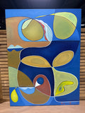 Abstract Painting on Canvas; Signed