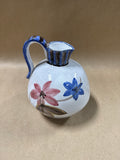 Small Pottery Style Floral Pitcher