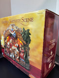 Large Lighted Resin Nativity with Box (WORKS)