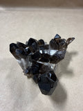 (A) Natural Smokey Quartz Cluster