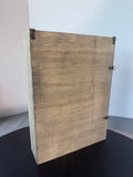Farmhouse Style Heavyweight Wooden Standing or Hanging Trinket Shelf