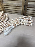 Pair Of Farmhouse Style Beaded Garland