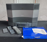 Bose Acoustic Wave Music System II and Multi Disc Changer II with Manual & 4 Remotes