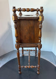 Wooden Vintage Spindle Smoking Stand